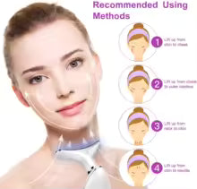 3 in 1 Microcurrent Neck Massager, Facial Lift, Tighten Face Contour and Smooth Lines Device